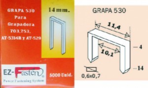 GRAPA TIPO 530 CAJA